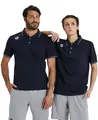 Arena Team Poloshirt Solid Cotton Navy
