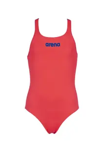 Arena Girl Solid Swim Pro Jr Fluo Red