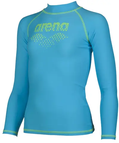 Arena AWT girl long sleeves shirt Sea Blue shiny green