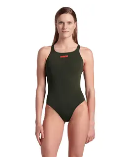 Arena W Team Swimsuit Swim Pro Solid Dark sage