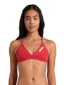 Arena W Team Swim Top Tie Back Solid Red
