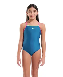 ARENA GIRL'S ARENA LIGHT DROP SOLID DEEP TEEL-SHOCKING PINK