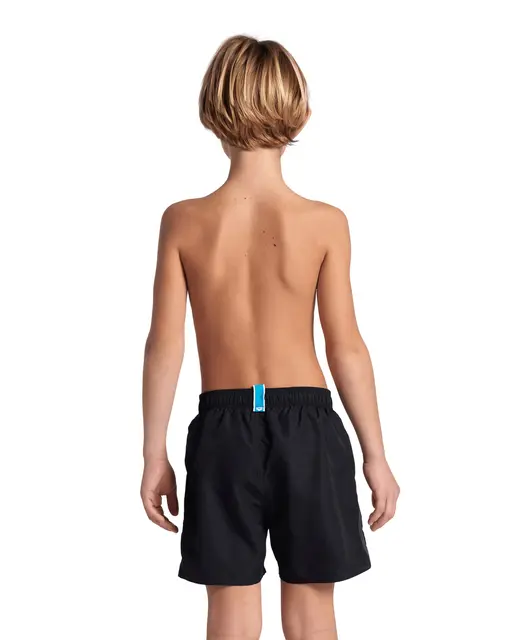 Arena BOYS BEACH BOXER SOLID R BLACK-WHITE 