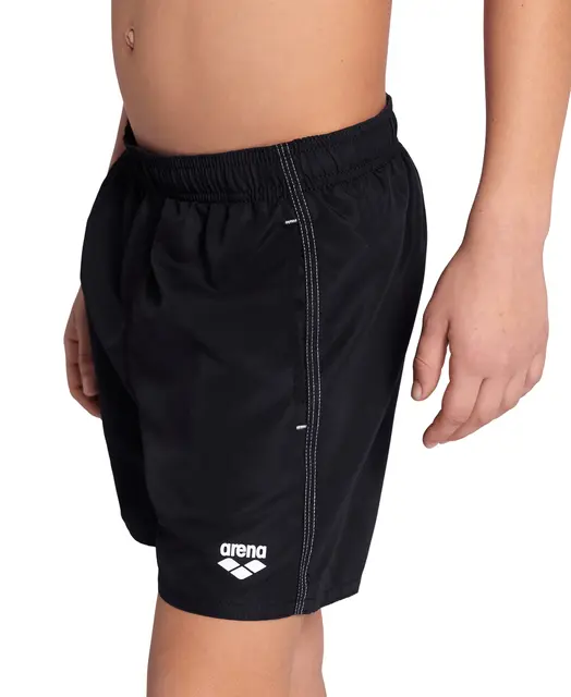 Arena BOYS BEACH BOXER SOLID R BLACK-WHITE 
