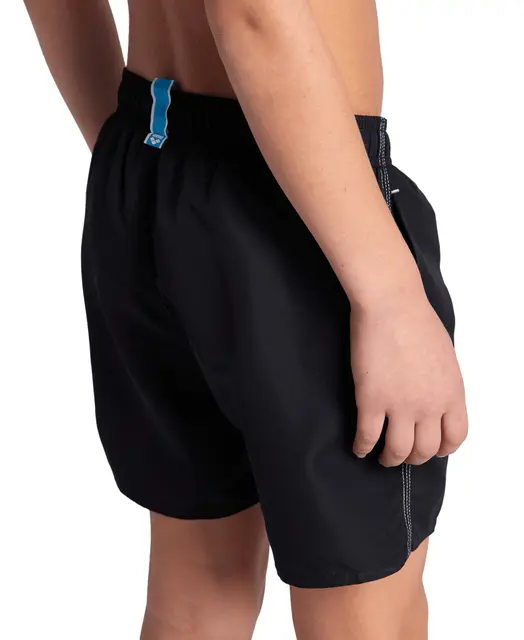 Arena BOYS BEACH BOXER SOLID R BLACK-WHITE 