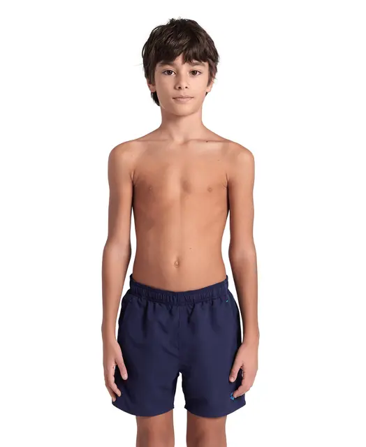 Arena BOYS BEACH BOXER SOLID R NAVY-TURQUOISE 