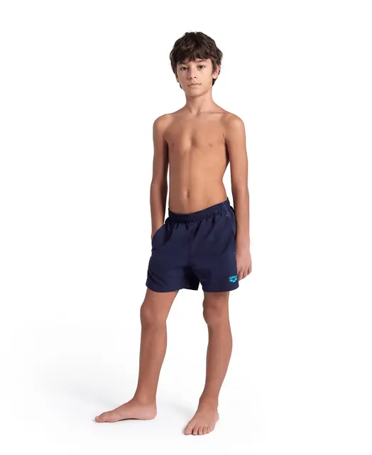 Arena BOYS BEACH BOXER SOLID R NAVY-TURQUOISE 