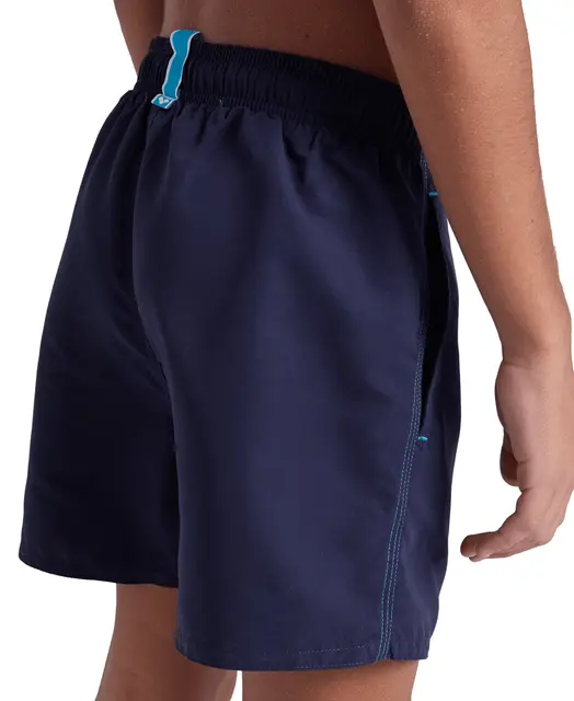 Arena BOYS BEACH BOXER SOLID R NAVY-TURQUOISE 