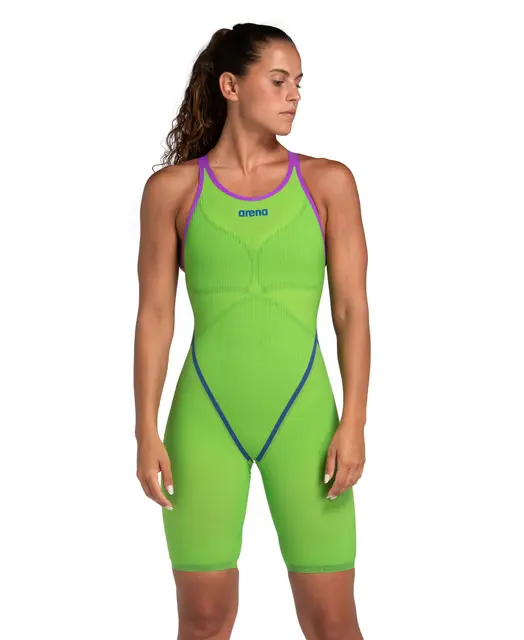 Arena Powerskin Primo Open Back Emerlad Boa 
