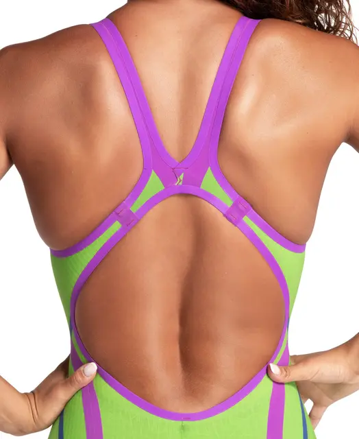 Arena Powerskin Primo Open Back Emerlad Boa 