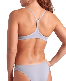 Arena W  Bikini Bandeau Solid Sea Foam-White