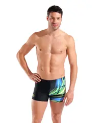 Arena MEN'S ARENA BLOOM SWIM SHORT MULTI BLACK-BLACK