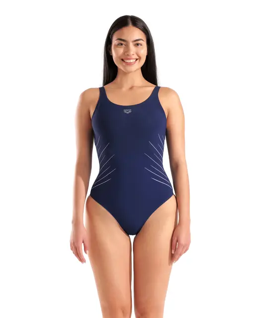 Arena W Isa Squared Back Navy-Ice 